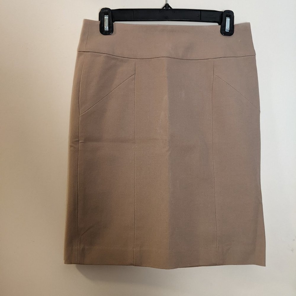 Tan Banana Republic Pencil Skirt